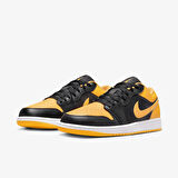 Nike Air Jordan 1 Low Yellow Ochre White Black Sneaker Ayakkabı 553558-072