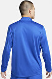 Nike Dri-Fit Pacer Çeyrek Fermuarlı Erkek Mavi Antrenman Üstü