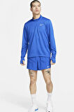 Nike Dri-Fit Pacer Çeyrek Fermuarlı Erkek Mavi Antrenman Üstü