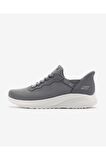 Skechers Erkek Yürüyüş Ayakkabısı Bobs Squad Chaos - Daily Hype Erkek Gri Spor Ayakkabı 118300 Gry