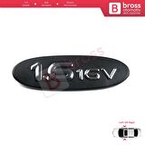 Renault Megane MK1 1996-2004 Scenic RX4 7700432873 İçin Siyah 1.6 16V Kapı Bandı Çıta Yazısı