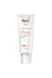 Roc Soleil-Protect 50 Faktör Yaşlanma Karşıtı Tüm Cilt Tipleri İçin Renksiz Yüz Güneş Koruyucu Krem 50 ml