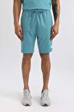 DeFactoFit Slim Fit Dar Kesim Cepli Baskılı Sporcu Şort A1625AX24SMTR384