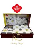 Cotton Box Çift Kişilik Pike Takımı Boony Leroy Gri