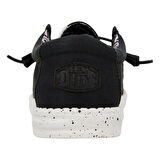 Erkek Sneaker ( Günlük) HD.40700  Hey Dude Wally Canvas 66 Black/White