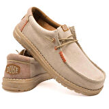 Erkek Sneaker ( Günlük) HD.40952  Hey Dude Wally Coastline Jute 40 Silver