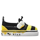 Vans Slip-On V Bee Bebek Siyah Sneaker