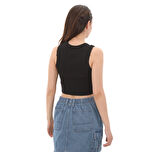 000G3JBLK1-R Vans Drew Rib Tank Kadın T-Shirt Siyah