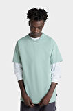 Erkek T-Shirt - Yeşil | L