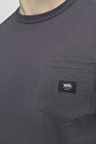  Erkek OFF THE WALL II POCKET SS T-Shirt - Antrasit | S