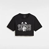 Vans Growing Ideas Crew Crop II Siyah Kadın T-shirt