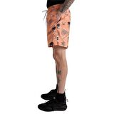 Vans Primary Print Elastic Erkek Turuncu Deniz Şortu