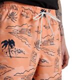 Vans Primary Print Elastic Erkek Turuncu Deniz Şortu
