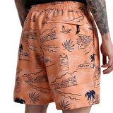 Vans Primary Print Elastic Erkek Turuncu Deniz Şortu