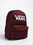 Vans Bordo Unisex Sırt Çantası VN000H504QU1 Old Skool Print Bac