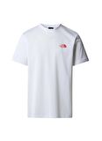 The North Face Beyaz Erkek Bisiklet Yaka Baskılı T-Shirt NF0A894ZFN41_M BINER GRAPHIC 4 TEE