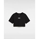 Vans Flying V Crew Crop Iı Siyah Kadın T-Shirt