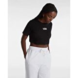Vans Flying V Crew Crop Iı Siyah Kadın T-Shirt