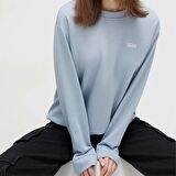 Vans Flying V Bff Crew Emea Dusty Blue Mavi Kadın Sweatshirt