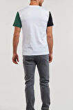Erkek Vans Colorblock Versity SS T-Shirt - Beyaz | XS