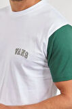 Erkek Vans Colorblock Versity SS T-Shirt - Beyaz | XS