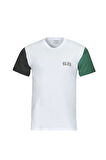 Erkek Vans Colorblock Versity SS T-Shirt - Beyaz | XS