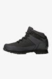 Timberland Euro Sprint Mid Lace Up Erkek Siyah Bot TB1A1QHR0151