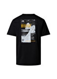 The North Face NF0A89FRAGG1-M SS COLLAGE TEE Sarı Bisiklet Yaka Regular Fit Düz Erkek T-Shirt