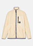 Krem Erkek Düz Yaka Normal Kalıp Ceket TB0A62EBEFL1_Sherpa Fleece Jacket