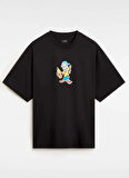 Siyah Erkek Bisiklet Yaka Normal Kalıp T-Shirt VN000HFRBLK1-REGGIE SS