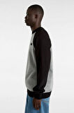 Erkek Core Basic Raglan Crew Sweatshirt - Gri | XS