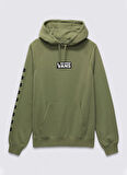 Yeşil Erkek Kapüşon Yaka Normal Kalıp Sweatshirt VN000HP1ZBF1-VANS BOXED PULLOVER