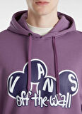 Mor Erkek Kapüşon Yaka Normal Kalıp Sweatshirt VN000HPACIF1-Scuttle PO