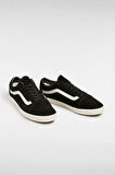  Unisex Yan Şeritli Old Skool Lowpro Sneaker - Siyah/Beyaz | 42