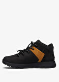 Timberland Sığır Derisi Siyah Erkek Çocuk Outdoor Bot TB0A6BXDEMJ1-Sprint Trekker MID BUN