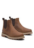 Timberland Deri Kızıl Kahve Erkek Bot BRITTON ROAD MID CHELSEA BOOT