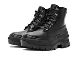 Timberland Roxie Lane Mid Lace Up Boot Kadın Günlük Bot TB0A295JW021 Siyah