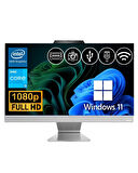 Asus i3-1315U 32GB DDR5  2TB M.2 SSD A3402WVAK-I38256W0D ATL39  23.8" W11Pro Beyaz All In One Bilgisayar 