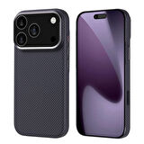 Gpack iPhone 17 Pro uyumlu Kılıf Nekst Karbon Fiber Görünümlü M-Safe Şarj Özellikli