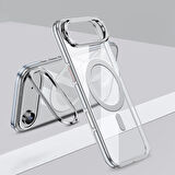 Gpack iPhone 17 Air uyumlu Kılıf Wlons Magsafeli Renkli Çerçeve Standlı Efsane Kapak