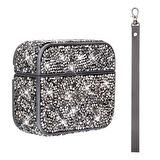 Gpack Airpods 3. Nesil uyumlu Kulaklık Kılıfı Bilek Askı Aparatlı Simli Airbag 45