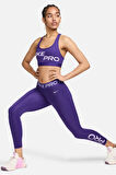 Nike Pro Swoosh Lıght Bra Kadın Mor Spor Sütyen