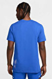 Nike Dri-FIT Founders Running Short-Sleeve Erkek Mavi Spor Tişört