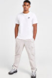Nike Sportswear Clup Pamuklu Beyaz Erkek Tişört