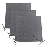 3'adet*sünger dolgulu*fermuarlı*sandalye minderi