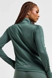 Nike Running Dri-Fit Pacer 1/4 Zip Kadın Çeyrek Fermuar Koyu Yeşil Sweatshrit