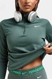 Nike Running Dri-Fit Pacer 1/4 Zip Kadın Çeyrek Fermuar Koyu Yeşil Sweatshrit