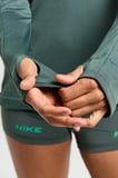 Nike Running Dri-Fit Pacer 1/4 Zip Kadın Çeyrek Fermuar Koyu Yeşil Sweatshrit