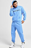 Nike Jordan Brooklyn Fleece Erkek Mavi Eşofman Altı