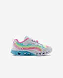 Skechers 303253L WMLT Flutter Heart Lights - Groovy Swirl Çocuk Günlük Spor Ayakkabı